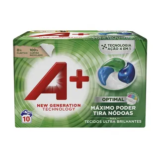 Detergente Máquina Roupa Cápsulas Active 4 Optimal A+