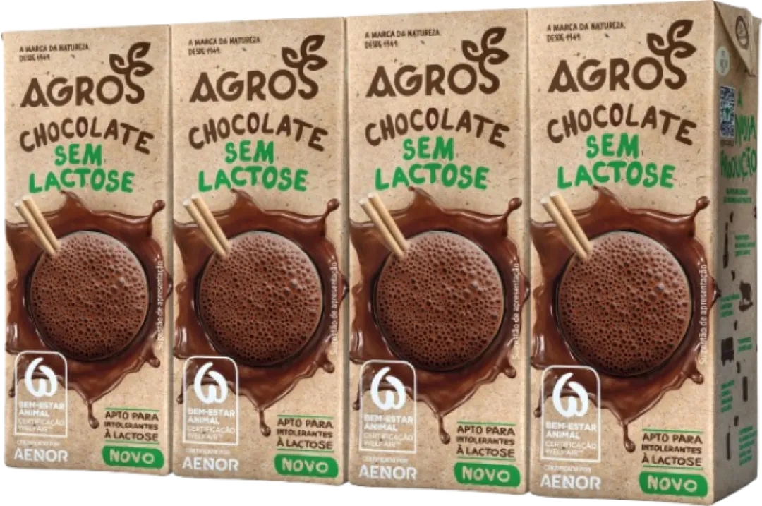 Leite Achocolatado sem Lactose Pack 4