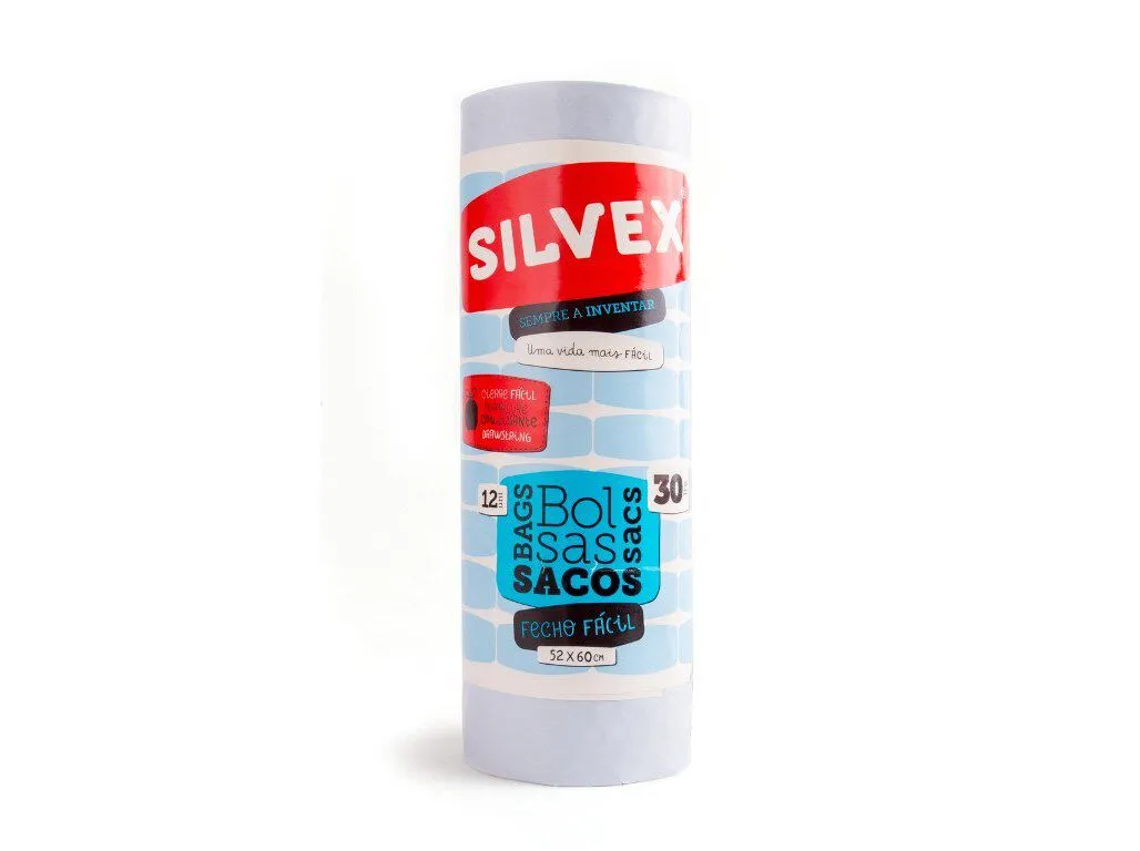 Sacos Silvex lixo 30 L 12un