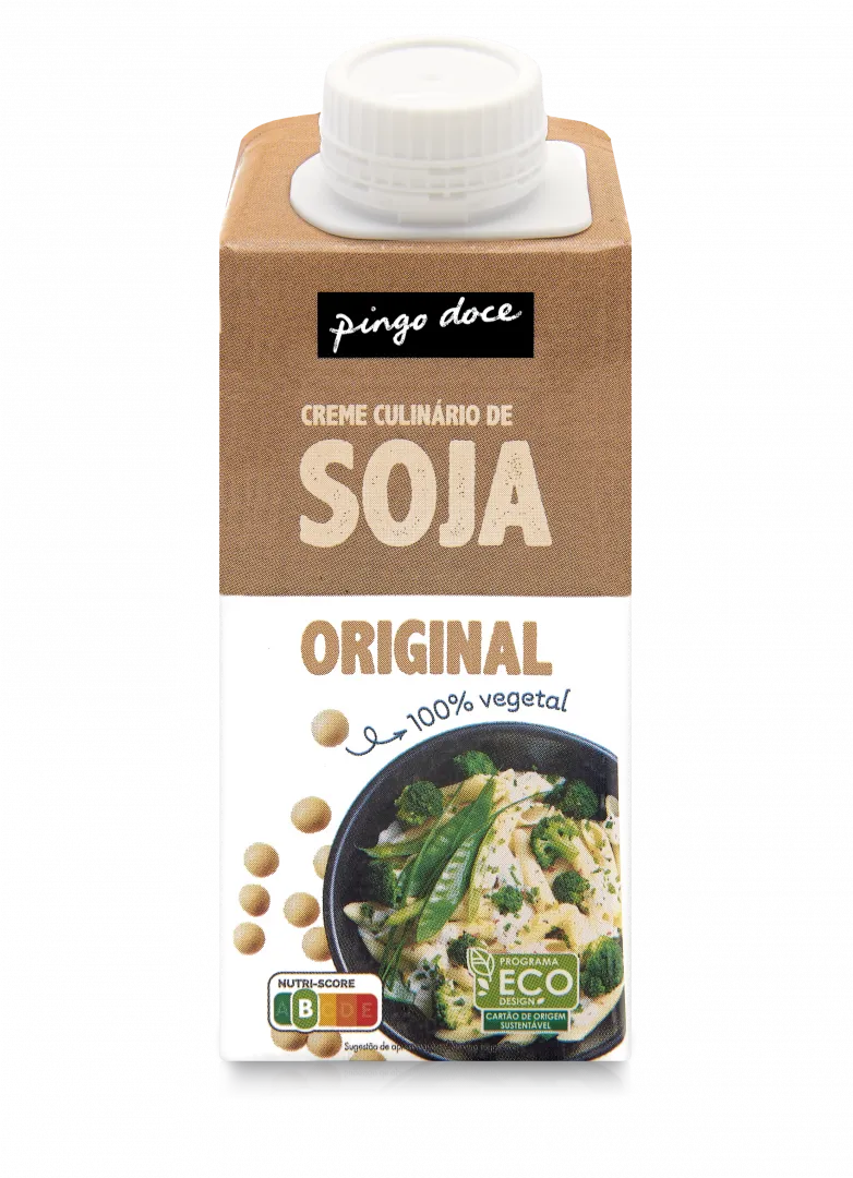 Creme Vegetal de Soja para Culinária