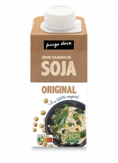 Creme Vegetal de Soja para Culinária Pingo Doce