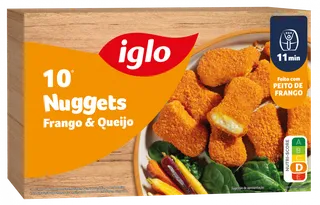 Nuggets de Frango com Queijo 10un Capitão Iglo