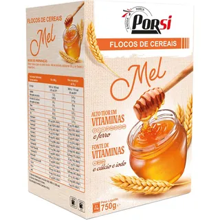 Flocos de cereais com mel PorSi