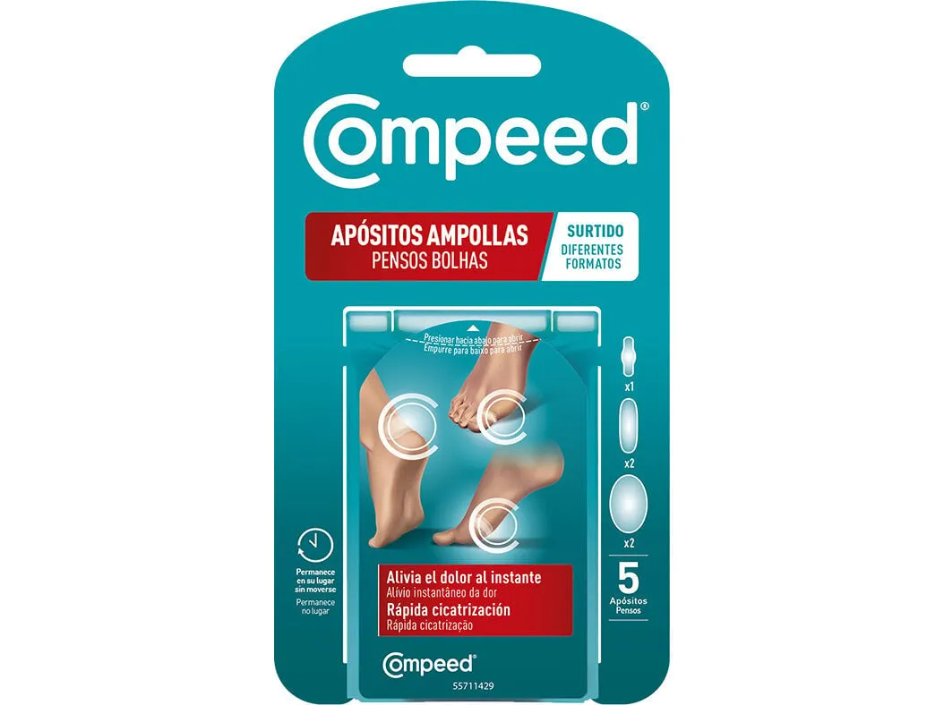 Pensos Compeed bolhas sortido 5un