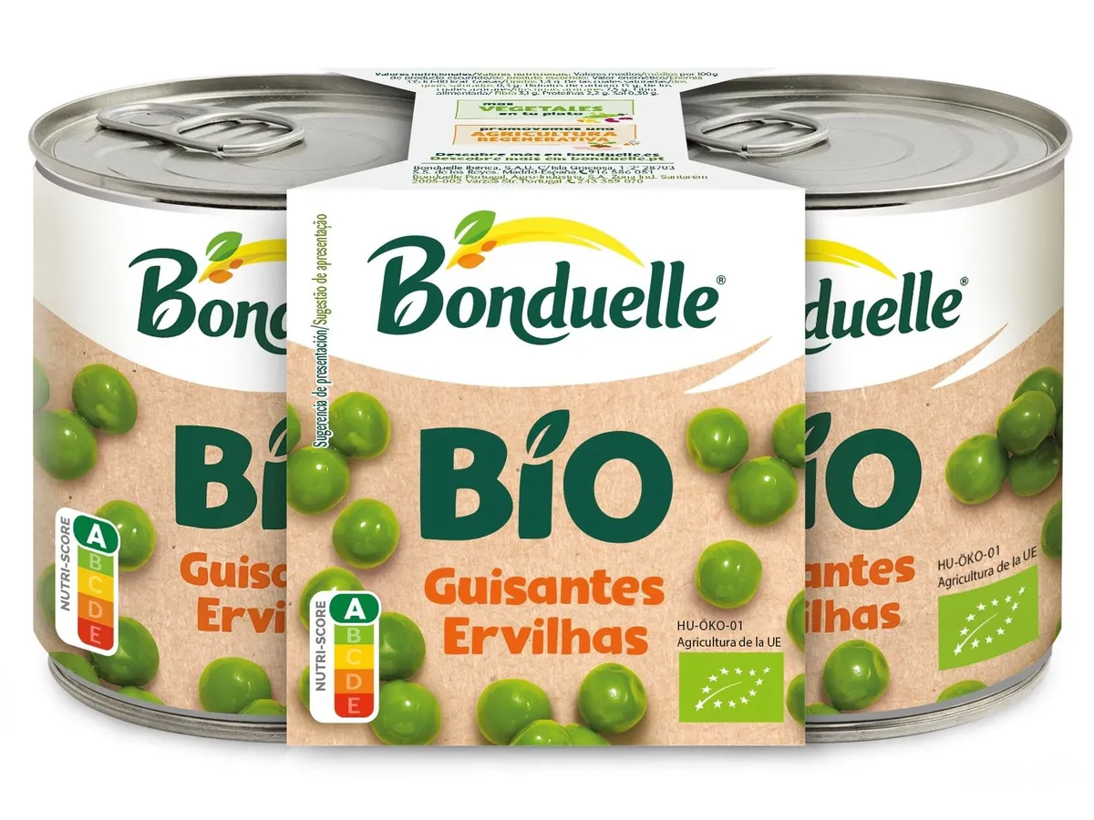Ervilhas Bonduelle bio 2 x 150 g