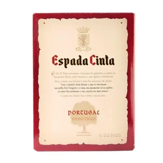 Vinho Tinto, Bag in Box, emb. 5 lt Espada Cinta
