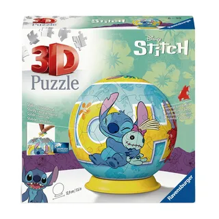 Puzzle Bola 3D Stitch 72 Peças RAVENSBURGER