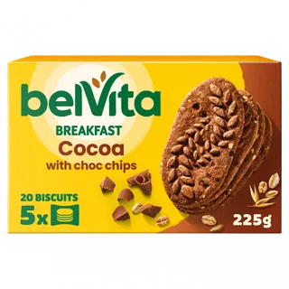 Bolachas de Chocolate e Cereais Belvita