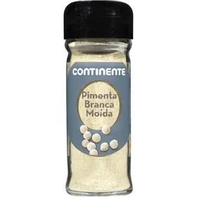Pimenta Branca Moída em Frasco Continente