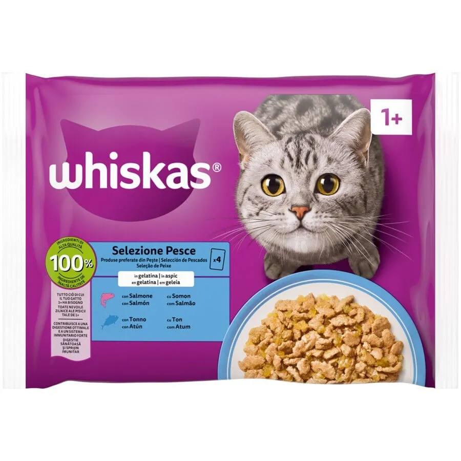 Comida Húmida para Gato Adulto com Salmão e Atum