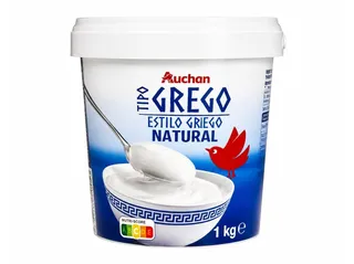 Iogurte grego Auchan natural 1 kg