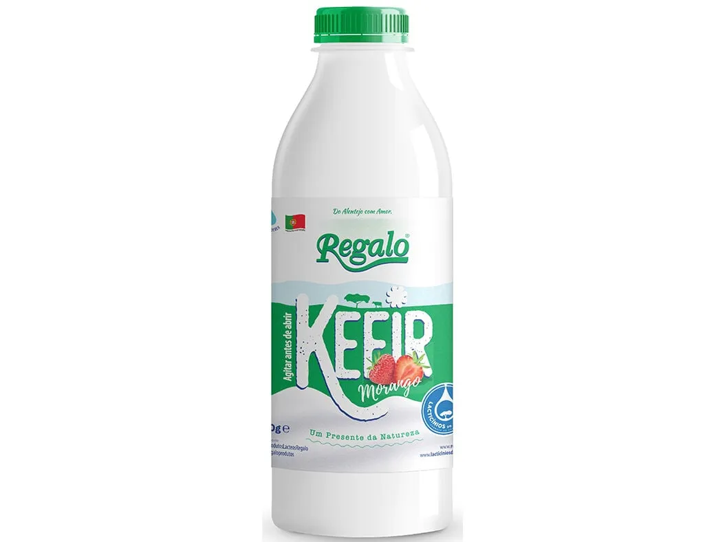 Kefir Regalo morango 1 kg