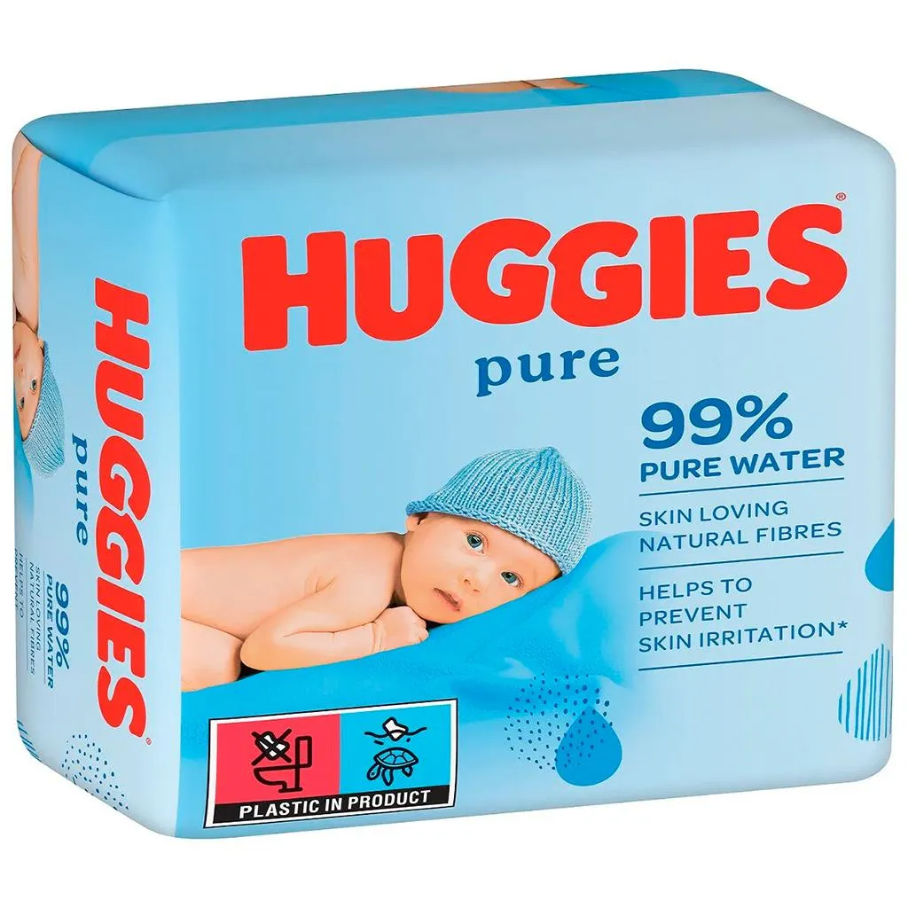 Toalhitas Bebé Pure, 3 x 56un.