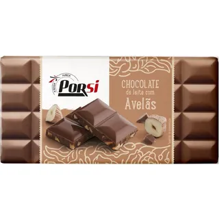 Tablete de chocolate com avelãs PorSi