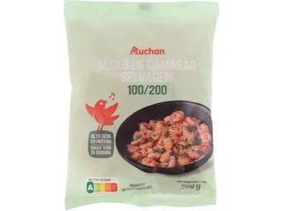 Miolo de camarão Auchan selvagem 100/200 250 g