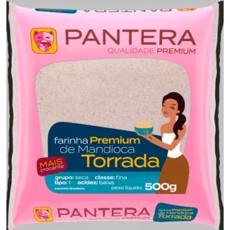 Farinha de Mandioca Torrada embalagem 500 g - Pantera