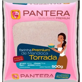 Farinha de Mandioca Torrada embalagem 500 g - Pantera