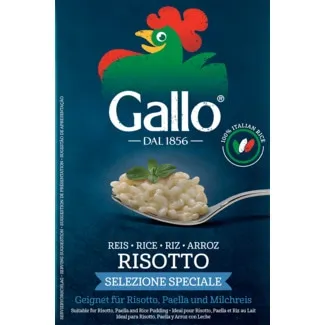 Arroz para Risotto embalagem 500 g - Riso Gallo