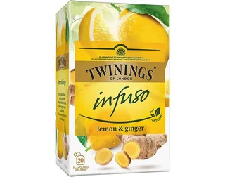 Infusão Twinings limão e gengibre 20un