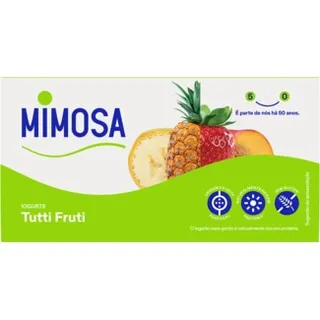 Iogurte Aroma Tutti-Frutti Pack 4 embalagem 120 g - Mimosa