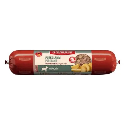 Fleischeslust Sensitive 12 x 800 g - Pack económico Cordeiro puro com batata