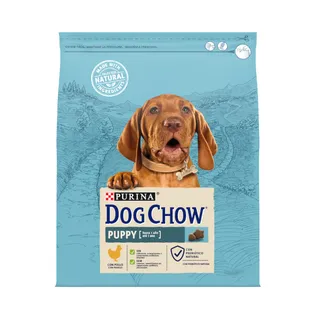 Dog Chow Puppy com frango ração para cães.