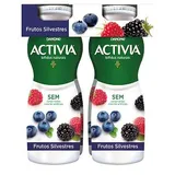 Iogurte Líquido Activia Frutos Silvestres 4 x 155 g