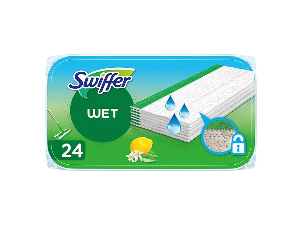 Recarga de mopa Swiffer humidas 24 panos