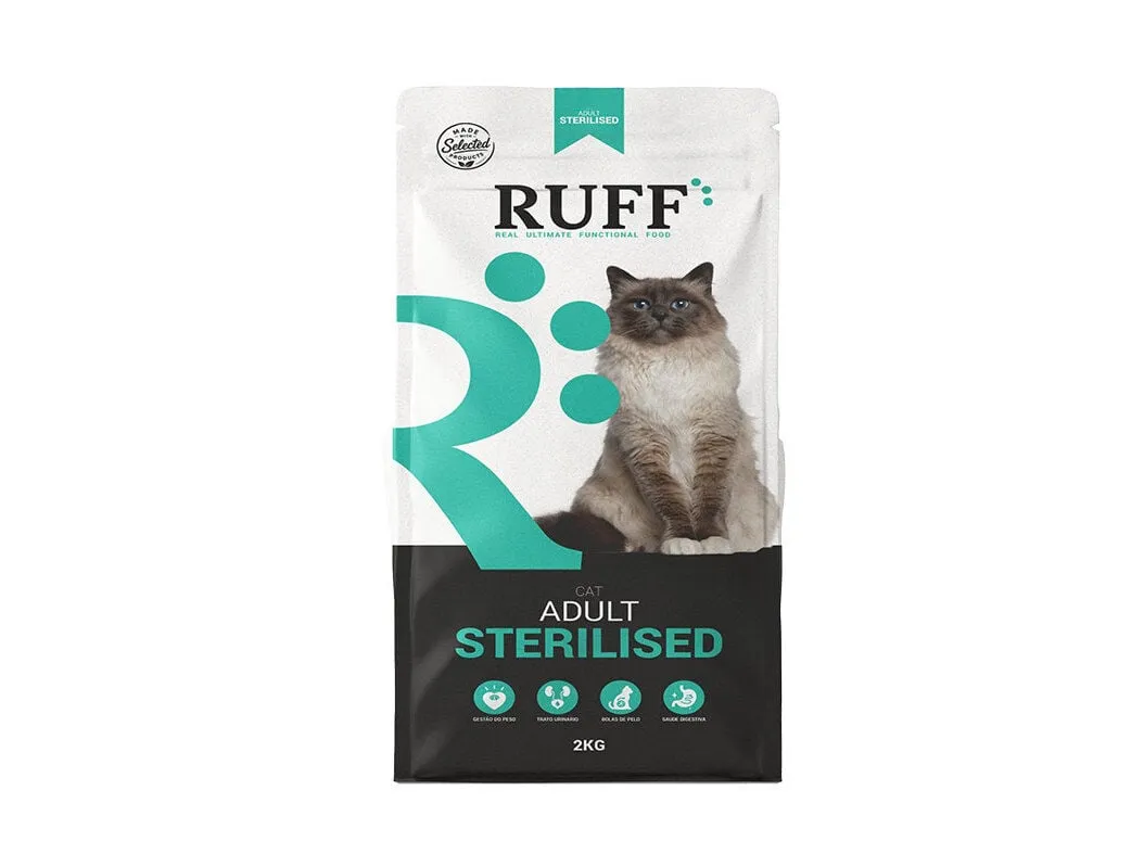 Ração para gato RUFF esterilizado 2 kg