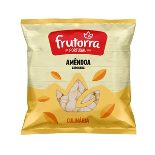 Miolo de Amêndoa sem Pele Laminado, emb. 150 gr Frutorra