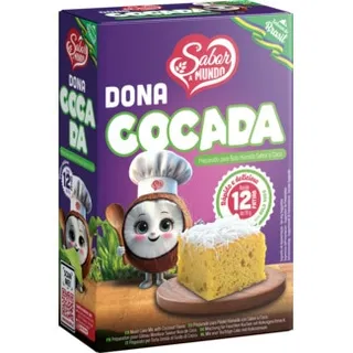 Preparado para Bolo Coco embalagem 550 g - Sabor A Mundo
