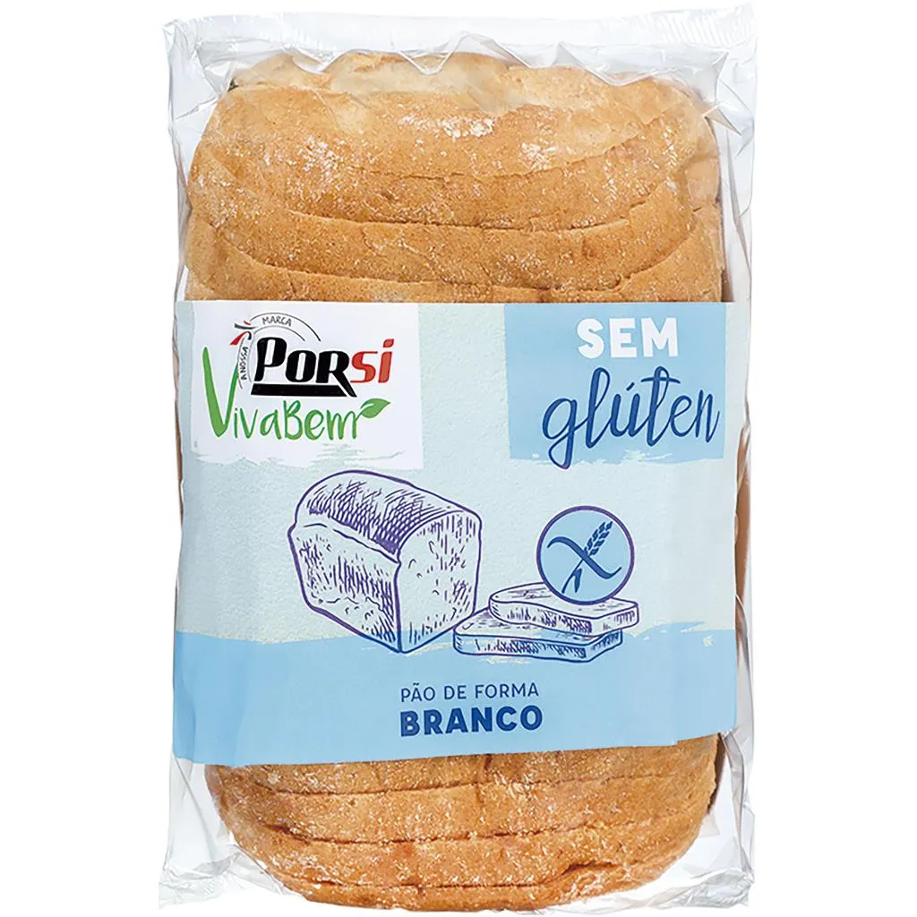 Pão de Forma Branco sem Glúten