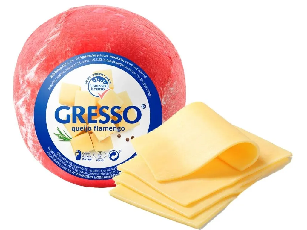 Queijo flamengo Gresso bola kg