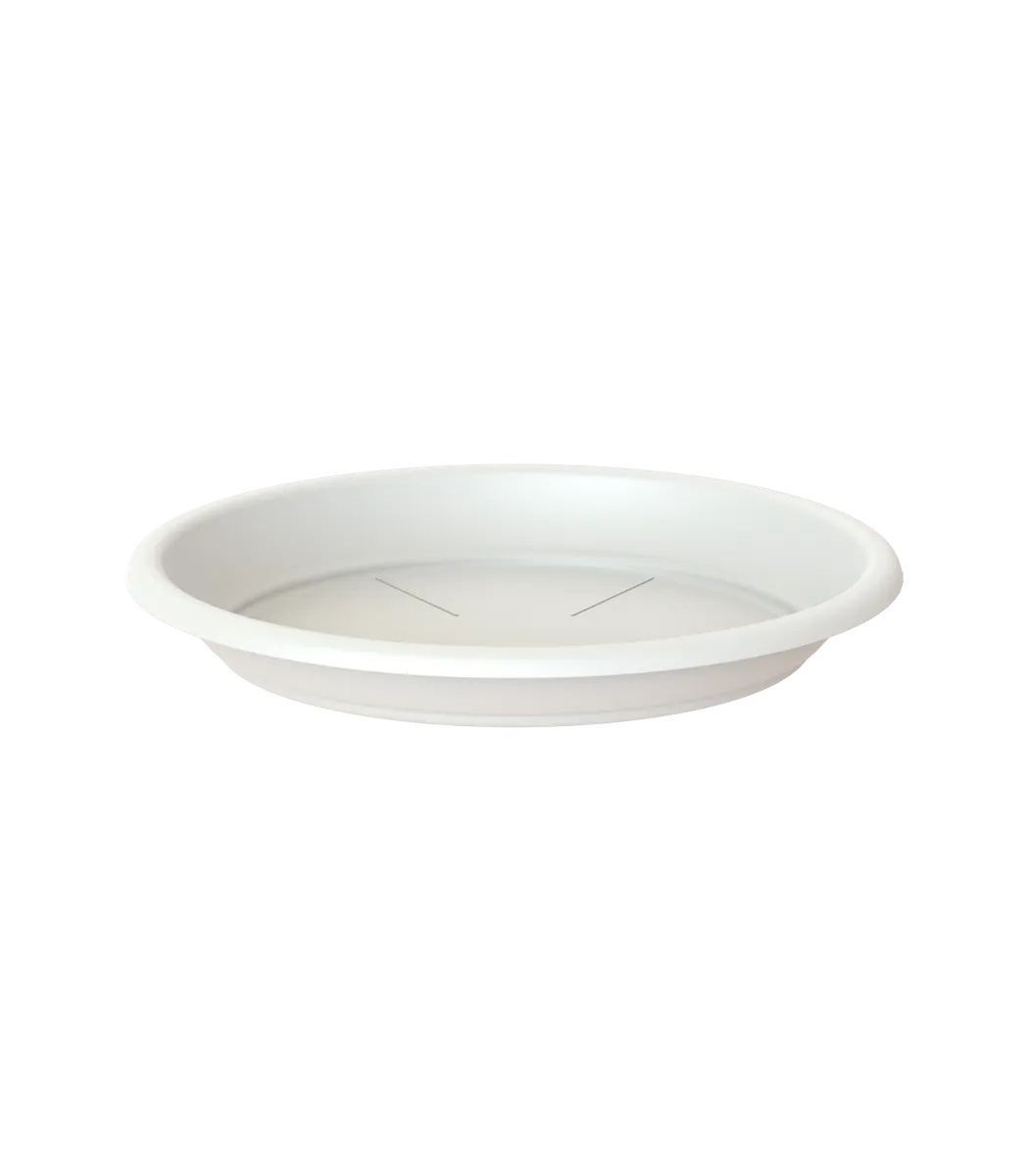 Prato de resina REDONDO 55CM BRANCO