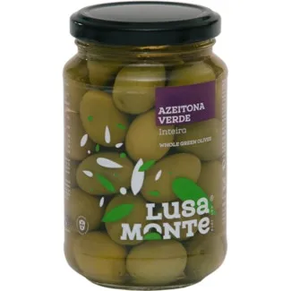 Azeitona Verde frasco 360 g - Lusa Monte