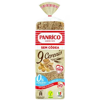 Pão de Forma 9 Cereais 0% Açúcar sem Côdea Panrico