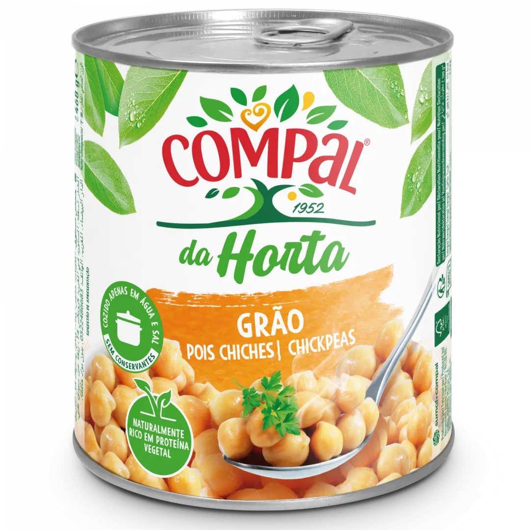 Grão Cozido em Lata