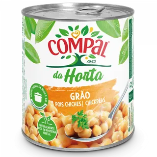 Grão Cozido em Lata Compal