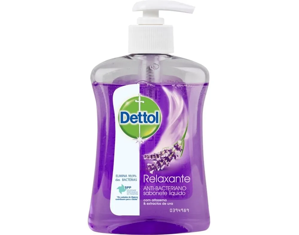 Sabonete Dettol líquido lavanda 250 ml