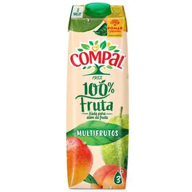 Sumo 100% Multifrutos Compal 100% Fruta