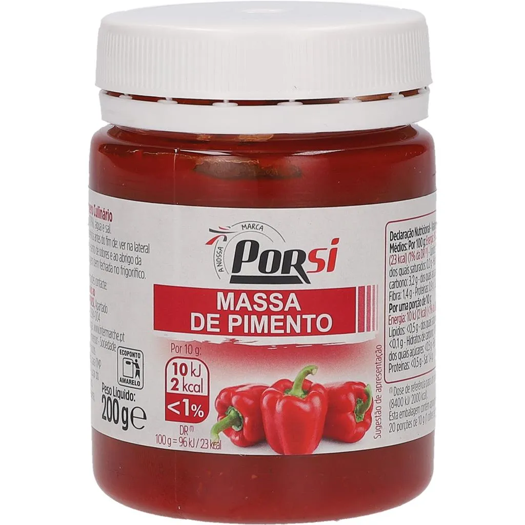 Massa de Pimentão 200g
