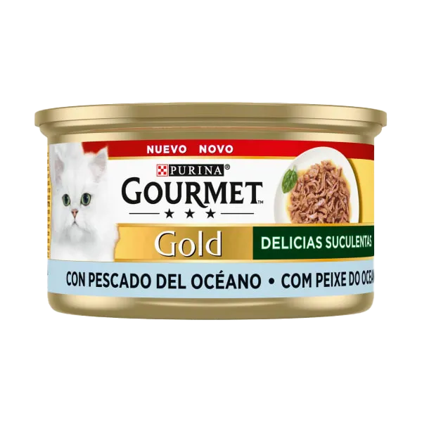 Comida Húmida para Gato Gold com Peixe