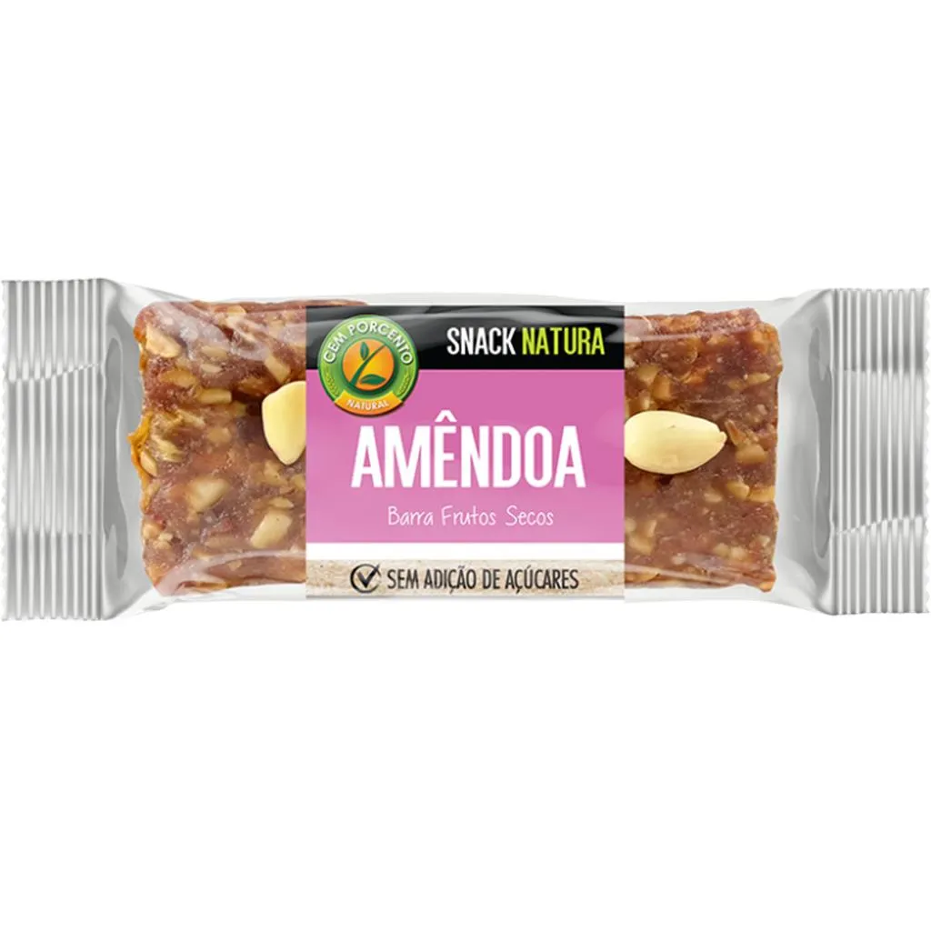 Barra snack natura amêndoa