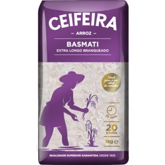 Arroz Basmati Extra Longo 1 kg - Ceifeira
