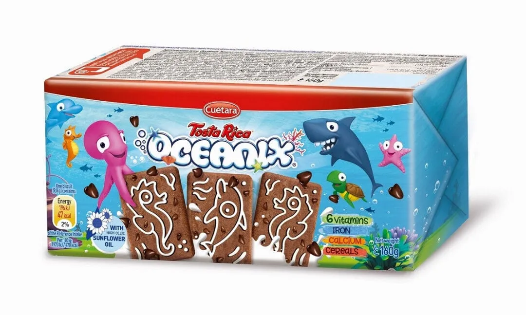 Bolachas de Chocolate Tosta Rica Oceanix