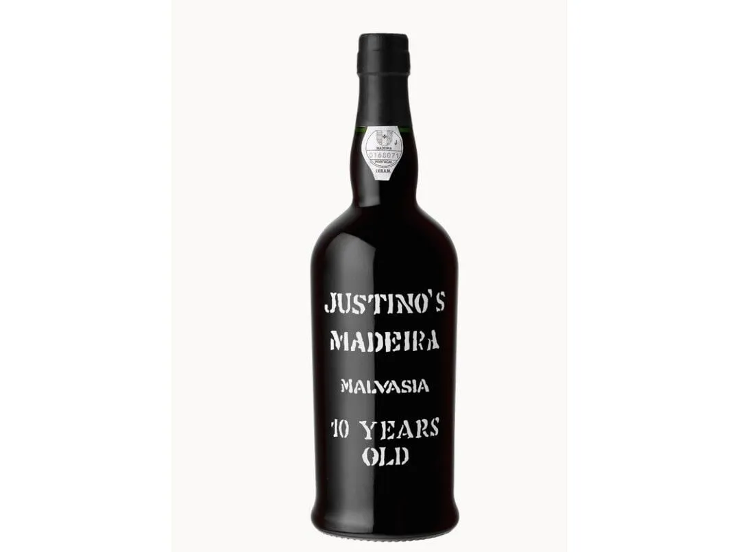 Vinho madeira Justino's malvasia 10 anos 0,75 L