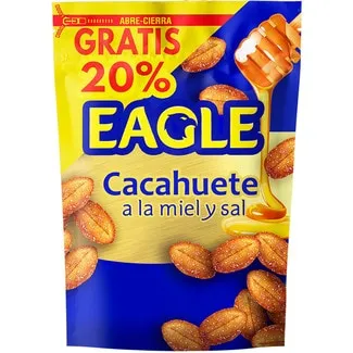 Amendoins com Mel Oferta + 20% 90 g - Eagle