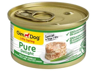 Comida húmida para cão Gimdog com frango e borrego 85 g