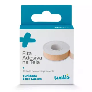 Fita Adesiva 5m x 1,25cm Wells