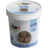 Gelado de chocolate sem lactose